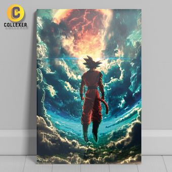 متال پوستر انیمه دراگون بال طرح سان گوکو (Son Goku) Dragon Ball - کد 04
