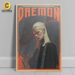 متال پوستر سریال خاندان اژدها طرح دیمون تارگرین (Daemon Targaryen) House of the Dragon - کد 05