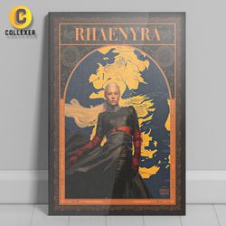 متال پوستر سریال خاندان اژدها طرح رینیرا تارگرین (Rhaenyra Targaryen) House of the Dragon - کد 08