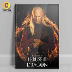 متال پوستر سریال خاندان اژدها طرح دیمون تارگرین (Daemon Targaryen) House of the Dragon - کد 01