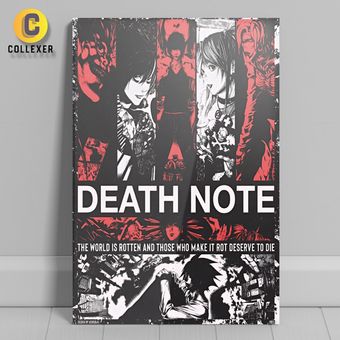 متال پوستر انیمه دفترچه مرگ (Death Note) - کد 04