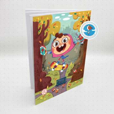 دفتر نقاشی دُرسا (برند درسید) - 40 برگ - طرح پاییز