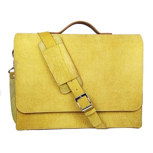 کیف اداری چرم طبیعی طرح هورس کد E-102