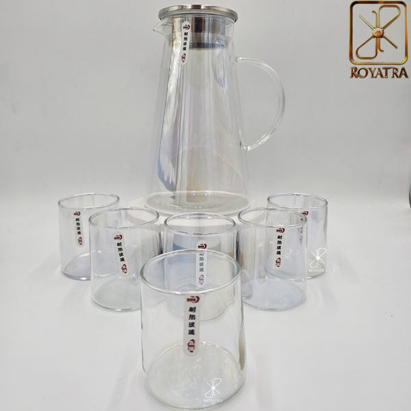 پارچ و لیوان هفت رنگ