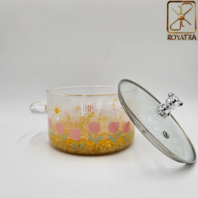 قابلمه پیرکس شعله مستقیم خرسی