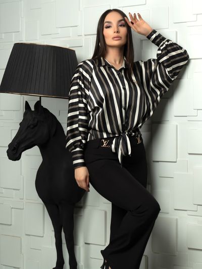 شومیز ساتن مدل دلبر