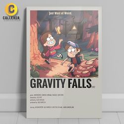 متال پوستر انیمیشن آبشار جاذبه گراویتی فالز (Gravity Falls) - کد 02