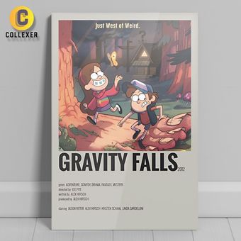 متال پوستر انیمیشن آبشار جاذبه گراویتی فالز (Gravity Falls) - کد 02