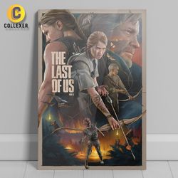 متال پوستر گیمینگ بازی آخرین بازمانده از ما 2 - د لست آف آس (The Last Of Us 2) - کد 02