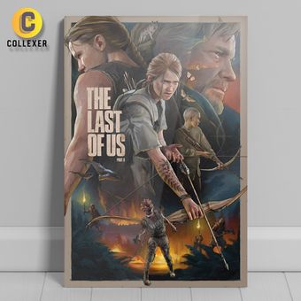 متال پوستر گیمینگ بازی آخرین بازمانده از ما 2 - د لست آف آس (The Last Of Us 2) - کد 02