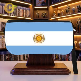 کیف دستی و جامدادی طرح پرچم کشور آرژانتین (Argentina) - سایز 21*10