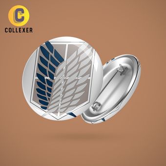 پیکسل انیمه اتک آن تایتان (Attack On Titan) سنجاقی و مگنتی - کد 02