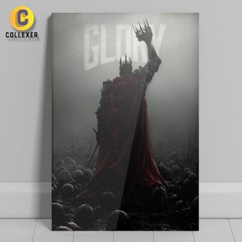 متال پوستر گیمینگ طرح بازی الدن رینگ (Elden Ring) - کد 02