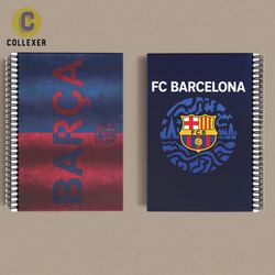 دفتر طرح تیم بارسلونا (Barcelona) کد 02 (دو طرف چاپ )