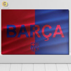 متال پوستر طرح تیم بارسلونا (Barcelona) - کد 02