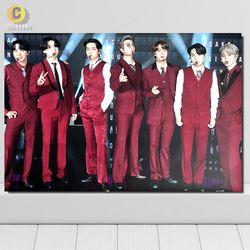 متال پوستر طرح گروه بی تی اس (BTS) - کد 02