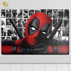 متال پوستر طرح ددپول (Deadpool) - کد 02