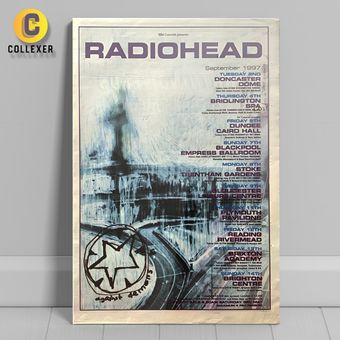 متال پوستر طرح گروه رادیو هد (Radio Head) - کد 02