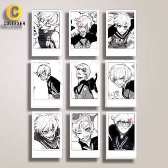 استیکر پک 9 تکه انیمه بلو لاک طرح ناگی سییشیرو (Seishiro Nagi) Blue Lock - کد 02