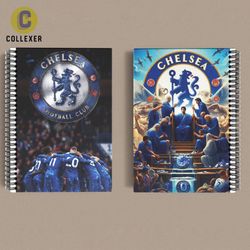 دفتر طرح تیم چلسی (Chelsea) کد 02 (دو رو چاپ )