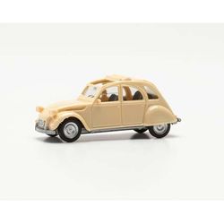 Citroën 2 CV roll top open, ivory 020824-007