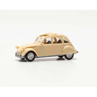 Citroën 2 CV roll top open, ivory   020824-007