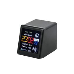 ساعت رومیزی و هواشناسی دیجیتال مدل Giftv