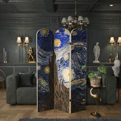 پاراوان سه لت با طرح نقاشی ونگوک
