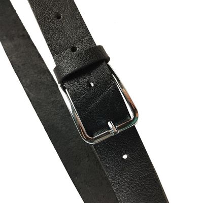 کمربند مردانه چرم طبیعی تک لایه گاومیش کد KB35M