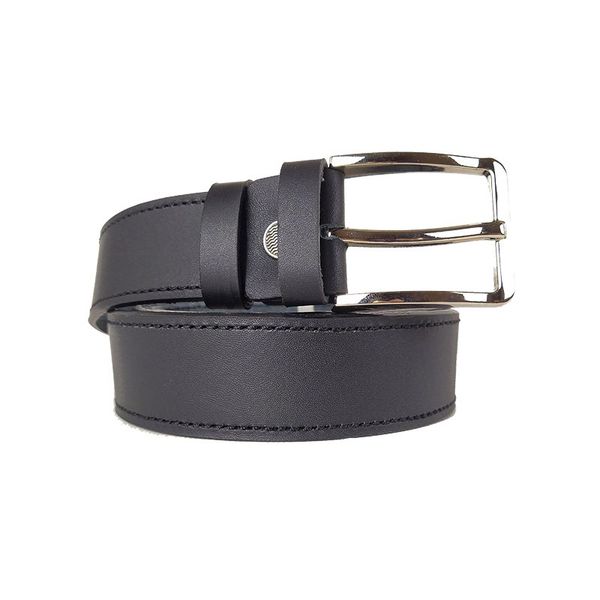 کمربند چرم طبیعی مردانه تک لایه گاومیش با سگک زبانه دار KB35M2