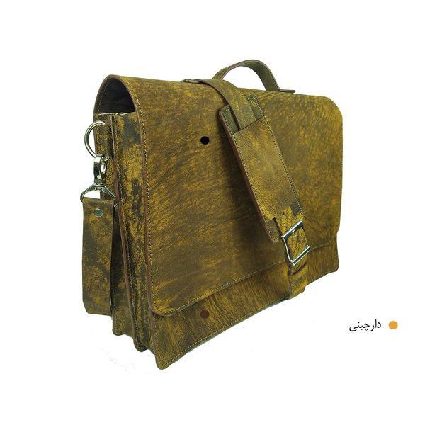 کیف اداری چرم طبیعی طرح هورس کد E-102