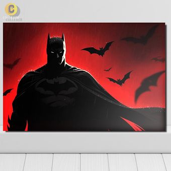 متال پوستر طرح بتمن (Batman) - کد 01