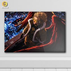 متال پوستر انیمه آکادمی قهرمان من طرح هاوکس (Hawks) My Hero Academia - کد 02