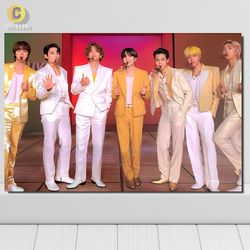 متال پوستر طرح گروه بی تی اس (BTS) - کد 03