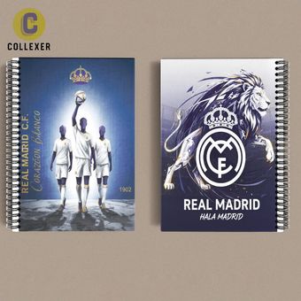 دفتر طرح تیم رئال مادرید (Real Madrid) کد 03 (دو رو چاپ )