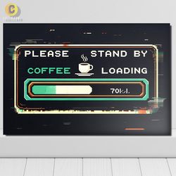 متال پوستر کافه ای طرح کافه گیم - کد 03