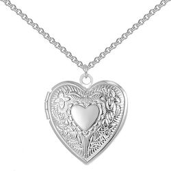 گردنبند لاکت قاب عکسی استیل