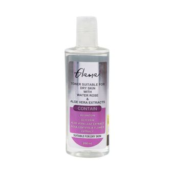 تونر گلاما مدل WATER ROSE حجم 200 میلی لیتر