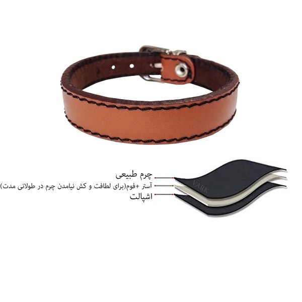  دستبند چرم وارک مدل پرهام کد rb103
