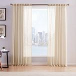 پرده تیکو دکو مدل حریر کلاسیک شش چین سایز 225x270 سانتیمتر