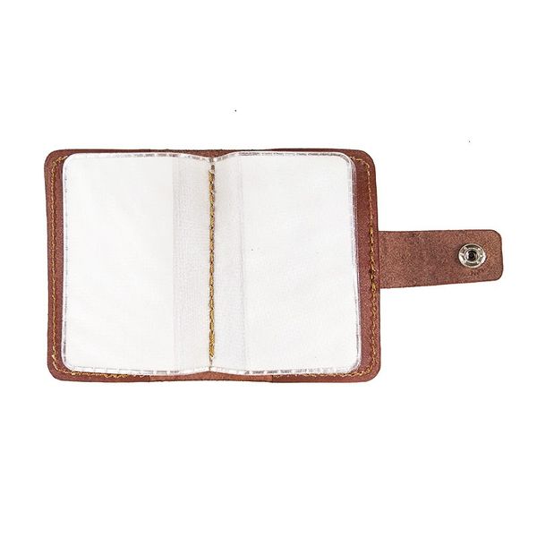 کیف جاکارتی مردانه چرم طبیعی دکمه دار J-102G