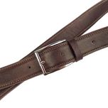 کمربند چرم طبیعی مردانه تک لایه گاومیش با سگک زبانه دار KB35M2