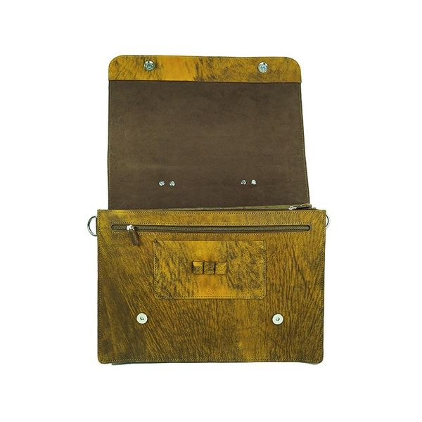 کیف اداری چرم طبیعی طرح هورس کد E-102