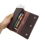 کیف گوشی چرم طبیعی G-106 (حمل بصورت کمری/دستی)