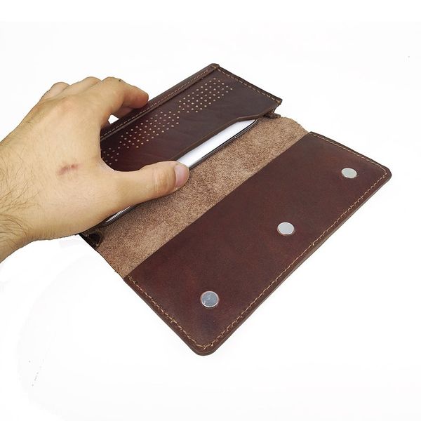 کیف موبایل کمری چرم طبیعی G-103