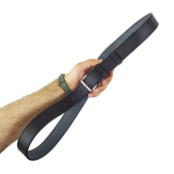 کمربند چرم طبیعی مردانه تک لایه گاومیش با سگک زبانه دار KB35M2