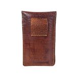 کیف موبایل کمری چرم طبیعی طرح کروکدیل G-109