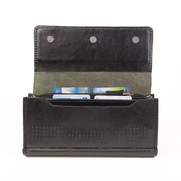 کیف گوشی چرم طبیعی G-106 (حمل بصورت کمری/دستی)