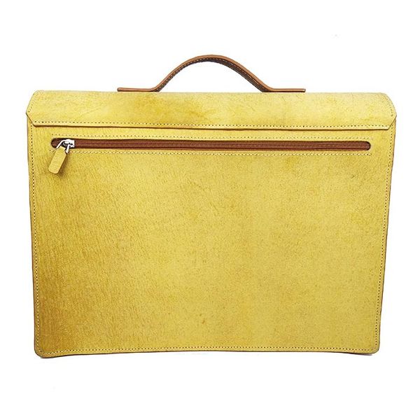 کیف اداری چرم طبیعی طرح هورس کد E-102