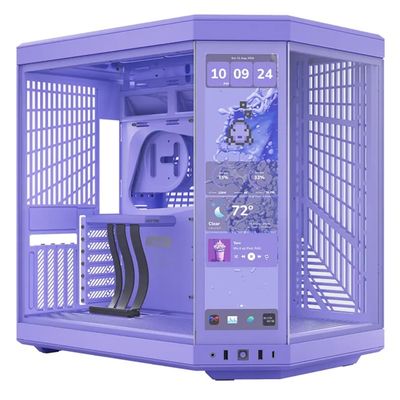 CASE HYTE Y70 Taro Milk Touch infinite Mid Tower Purple